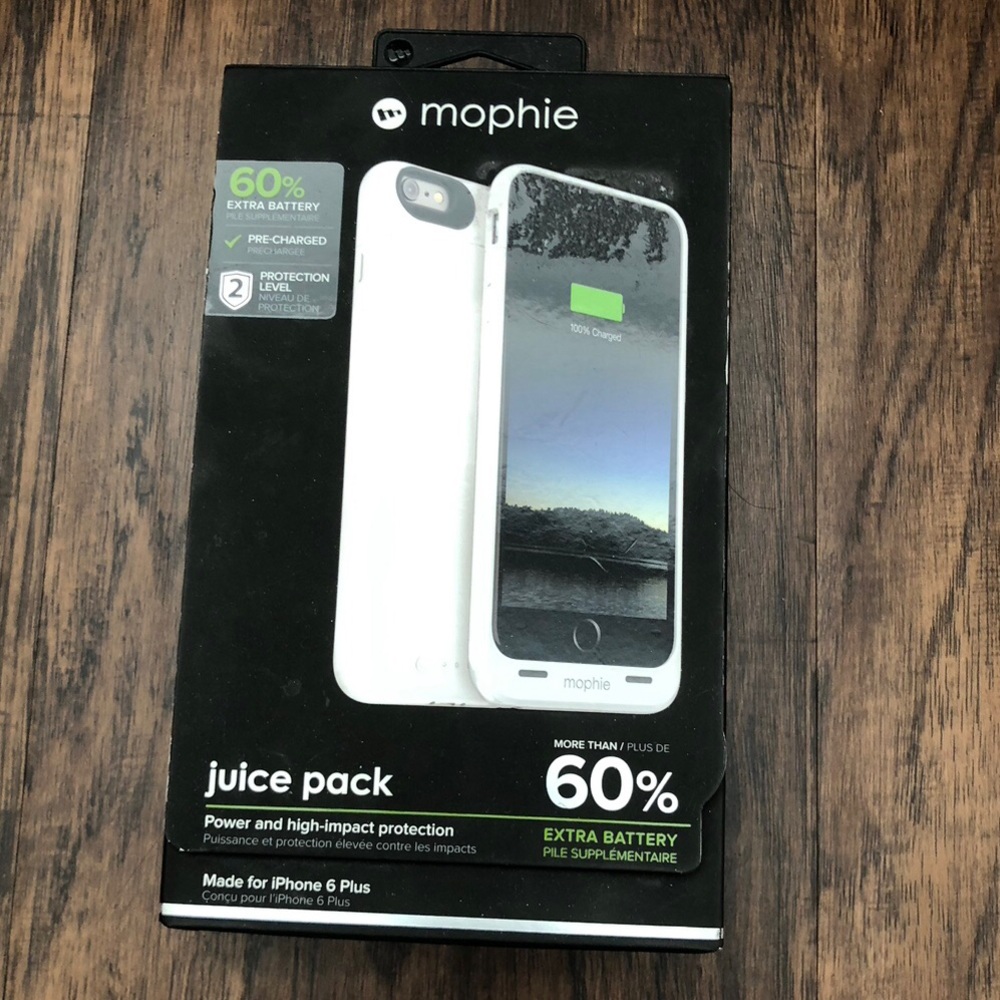 Mophie Juice Pack IPhone 6 Plus battery charger Case. New.